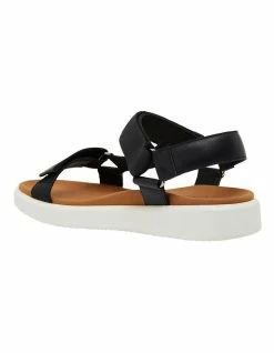 Easy Steps Farrow Black Fabric Sandals -Deals Shoes Store 831010330 6 720x928