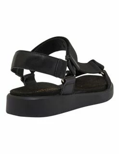 Easy Steps Farrow Black/Black Fabric Sandals -Deals Shoes Store 831010420 4 720x928