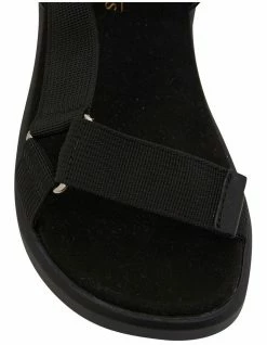 Easy Steps Farrow Black/Black Fabric Sandals -Deals Shoes Store 831010420 7 720x928