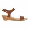 Easy Steps Cable Cognac Glove Sandals