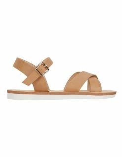 Ravella Diane Camel Smooth Sandals