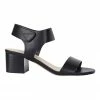Ravella Elesha Black Smooth Sandals