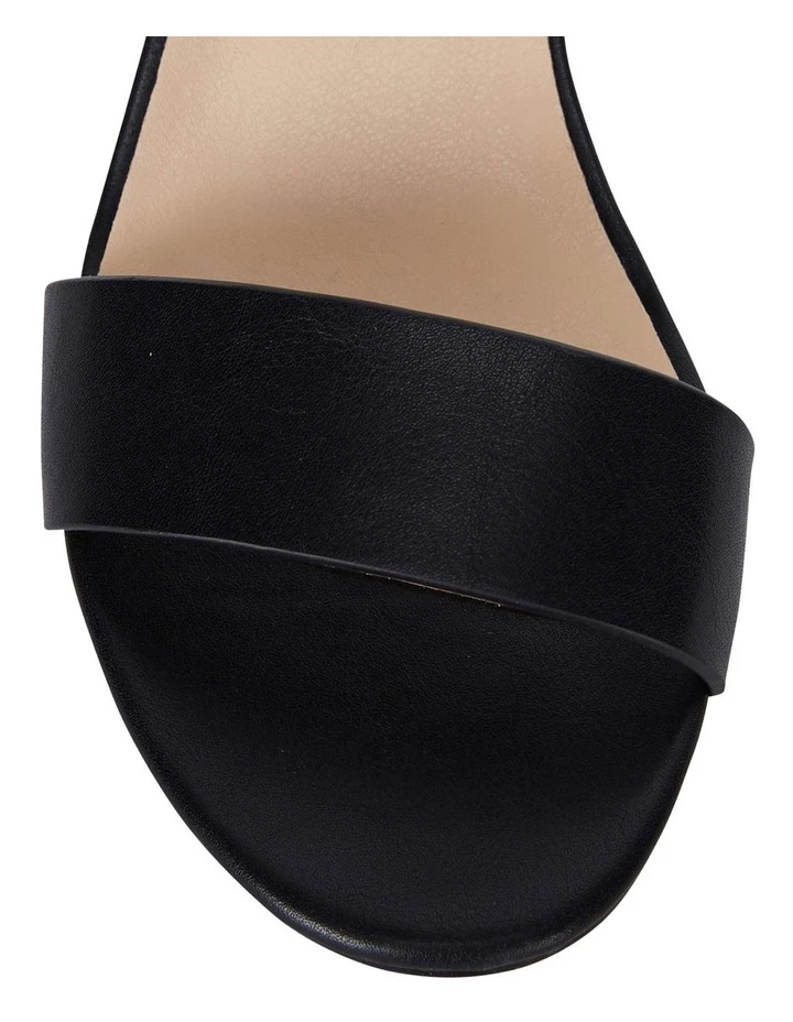 Ravella Elesha Black Smooth Sandals 6 Ravella Elesha Black Smooth Sandals - Image 6