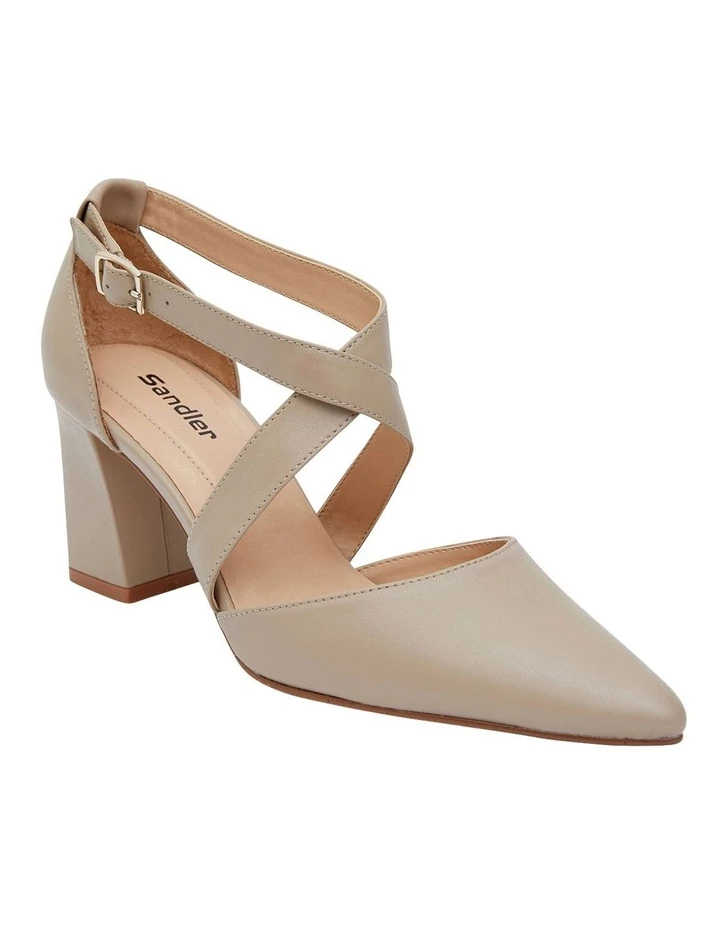 Sandler Kara Nude Glove Heeled Shoes 2 Sandler Kara Nude Glove Heeled Shoes - Image 2