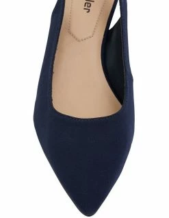 Sandler Nina Navy Fabric Heeled Shoes 11 Sandler Nina Navy Fabric Heeled Shoes -Deals Shoes Store 831531250 6 720x928