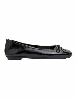 Sandler Alexa Black Glove/Softee Flat Shoes