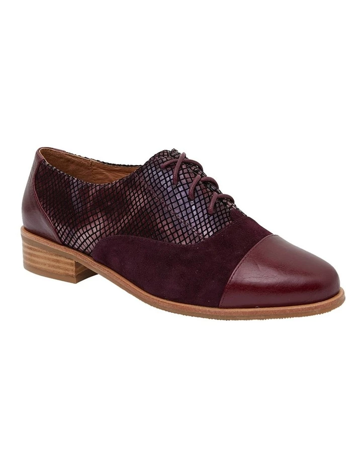 Sandler Shiraz Burgundy Multi Flat Shoes 2 Sandler Shiraz Burgundy Multi Flat Shoes - Image 2