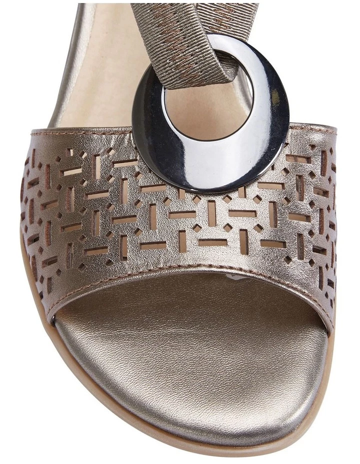 Easy Steps Chime Pewter Metallic Sandals 7 Easy Steps Chime Pewter Metallic Sandals - Image 7