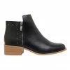 Ravella Marble Black Smooth Boots