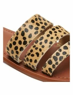 Roxy WOMENS WYLD ROSE LEATHER SLIDES -Deals Shoes Store 833281750 4 720x928