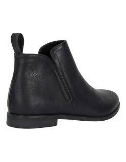 Ravella Earth Black Smooth Boots -Deals Shoes Store 834334300 4 720x928