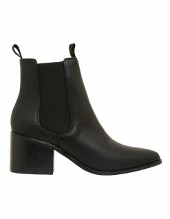 Ravella Faller Black Smooth Boots