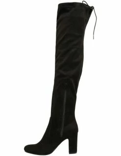 Ravella Zest Black Micro Boots -Deals Shoes Store 834335470 3 720x928
