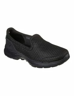 Skechers Gowalk 6 Big Splash Black/Black Slip-On Sneaker