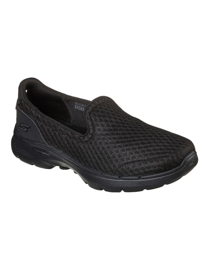 Skechers Gowalk 6 Big Splash Black/Black Slip-On Sneaker 1 Skechers Gowalk 6 Big Splash Black/Black Slip-On Sneaker