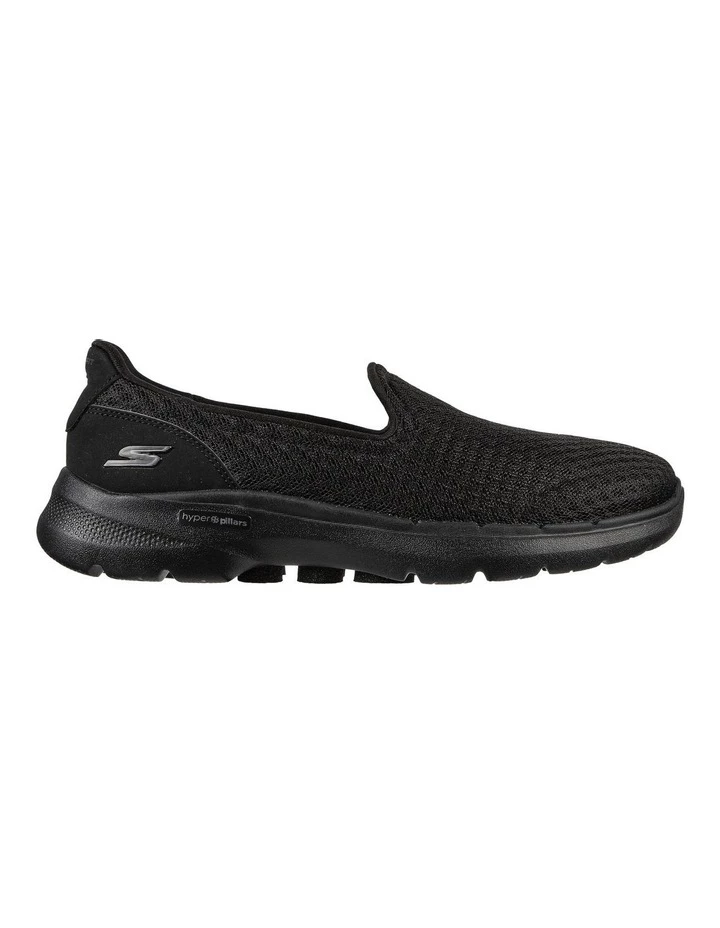 Skechers Gowalk 6 Big Splash Black/Black Slip-On Sneaker 2 Skechers Gowalk 6 Big Splash Black/Black Slip-On Sneaker - Image 2