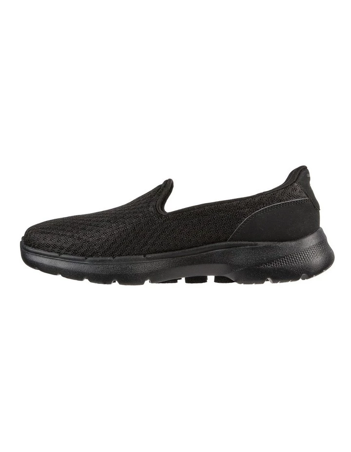 Skechers Gowalk 6 Big Splash Black/Black Slip-On Sneaker 4 Skechers Gowalk 6 Big Splash Black/Black Slip-On Sneaker - Image 4