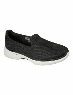 Skechers Gowalk 6 Big Splash Black/White Slip-On Sneaker