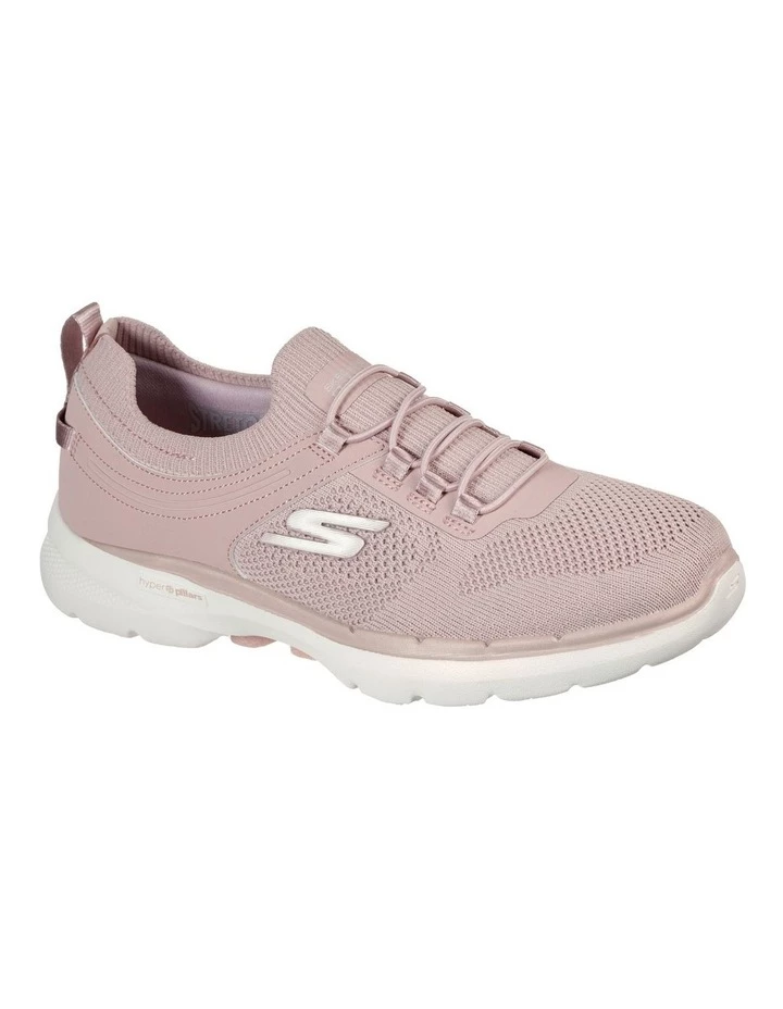 Skechers GOwalk 6 Summer Sparks Mauve Sneaker 1 Skechers GOwalk 6 Summer Sparks Mauve Sneaker