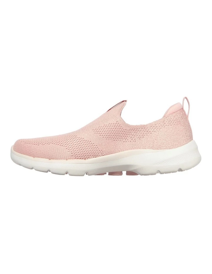 Skechers GOwalk 6 Glimmering Light Pink Sneaker 4 Skechers GOwalk 6 Glimmering Light Pink Sneaker - Image 4