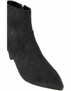 Oxford Avalynn Washed Black Suede Ankle Boots -Deals Shoes Store 835914970 4 720x928