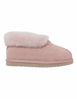 Easy Steps Pixie Pink Suede Slippers