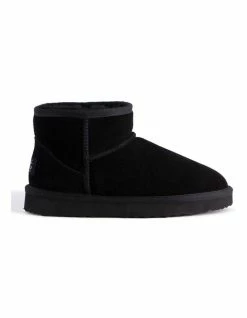 Aus Wooli Ugg Short Sheepskin Ankle Boot - Black 13 Aus Wooli Ugg Short Sheepskin Ankle Boot - Black -Deals Shoes Store 837290980 7 720x928