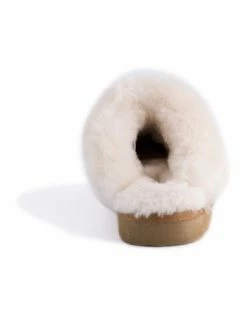 Aus Wooli Ugg Unisex Sheepskin Wool Sydney Slippers - Chestnut/Tan 9 Aus Wooli Ugg Unisex Sheepskin Wool Sydney Slippers - Chestnut/Tan -Deals Shoes Store 837291340 3 720x928