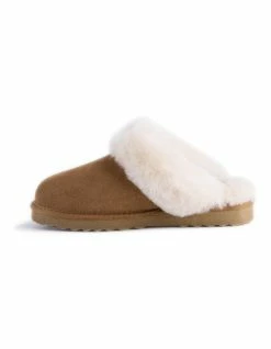 Aus Wooli Ugg Unisex Sheepskin Wool Sydney Slippers - Chestnut/Tan 10 Aus Wooli Ugg Unisex Sheepskin Wool Sydney Slippers - Chestnut/Tan -Deals Shoes Store 837291340 4 720x928