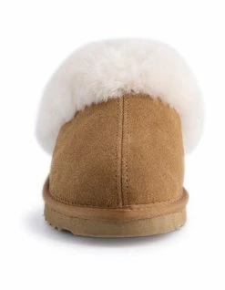 Aus Wooli Ugg Unisex Sheepskin Wool Sydney Slippers - Chestnut/Tan 11 Aus Wooli Ugg Unisex Sheepskin Wool Sydney Slippers - Chestnut/Tan -Deals Shoes Store 837291340 5 720x928
