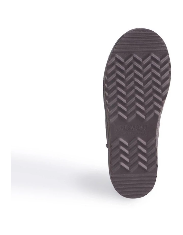 Aus Wooli Ugg Mid Calf Sheepskin Boot - Grey 3 Aus Wooli Ugg Mid Calf Sheepskin Boot - Grey - Image 3