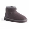 Aus Wooli Ugg Short Sheepskin Ankle Boot - Grey