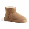 Aus Wooli Ugg Short Sheepskin Ankle Boot - Chestnut/Tan