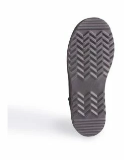 Aus Wooli Ugg Unisex Sheepskin Wool Sydney Slippers - Black -Deals Shoes Store 837292150 7 720x928