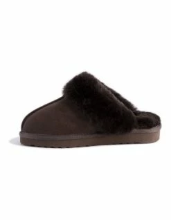 Aus Wooli Ugg Unisex Sheepskin Wool Sydney Slippers - Chocolate 10 Aus Wooli Ugg Unisex Sheepskin Wool Sydney Slippers - Chocolate -Deals Shoes Store 837292240 4 720x928