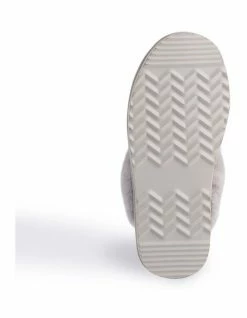 Aus Wooli Ugg Unisex Sheepskin Wool Sydney Slippers - Light Grey -Deals Shoes Store 837292510 7 720x928