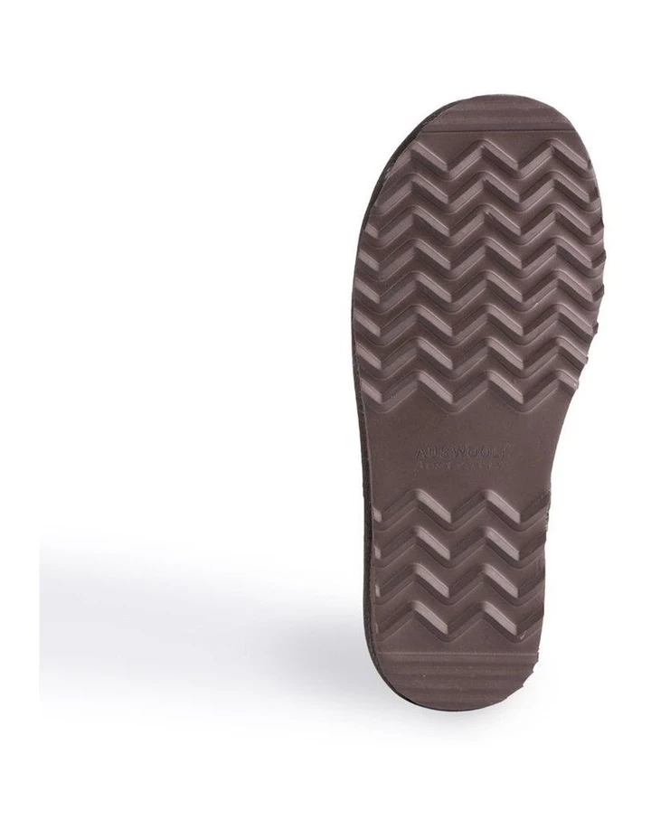 Aus Wooli Ugg Mid Calf Sheepskin Boot - Chocolate 3 Aus Wooli Ugg Mid Calf Sheepskin Boot - Chocolate - Image 3