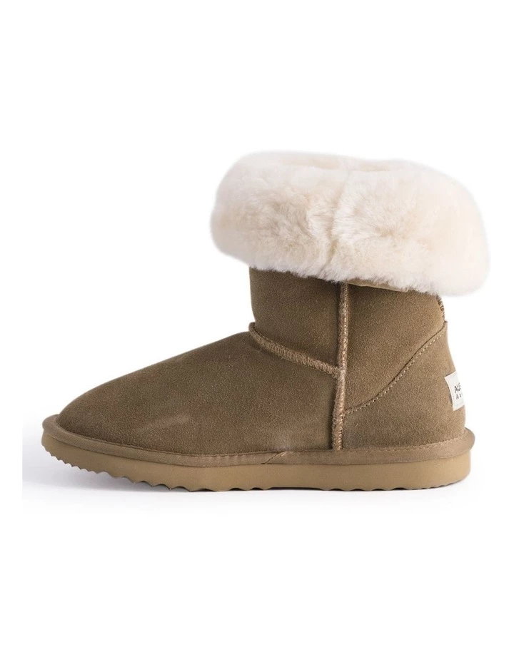 Aus Wooli Ugg Mid Calf Sheepskin Boot - Chestnut/Tan 5 Aus Wooli Ugg Mid Calf Sheepskin Boot - Chestnut/Tan - Image 5