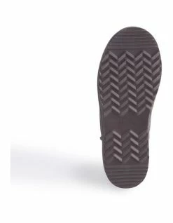 Aus Wooli Ugg Unisex Sheepskin Wool Sydney Slippers - Dark Grey -Deals Shoes Store 837293590 7 720x928