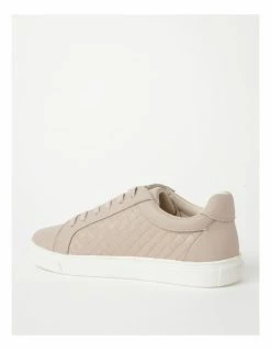 Piper Lennon Beige Leather Lace-Up Sneaker -Deals Shoes Store 837688420 3 720x928