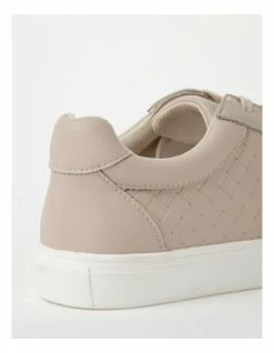 Piper Lennon Beige Leather Lace-Up Sneaker -Deals Shoes Store 837688420 5 720x928