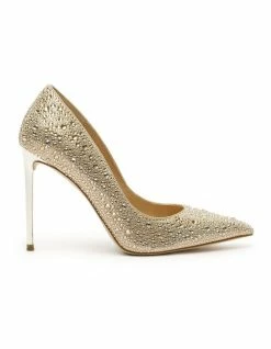 Steve Madden Vives Gold Pump