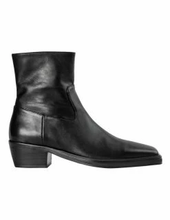 Tony Bianco Mercury Black Como Ankle Boots