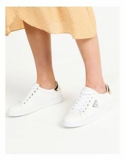 Guess Reshy White Lace-Up Sneaker