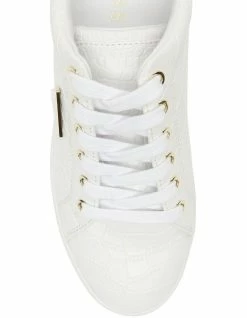 Guess Reshy White Lace-Up Sneaker -Deals Shoes Store 840150820 6 720x928