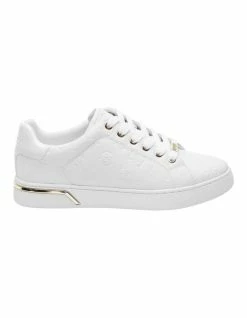 Guess Rollin White Lace-Up Sneaker