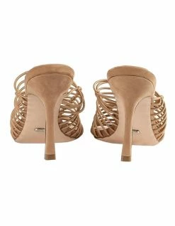 Tony Bianco Lynx Caramel Elastic Heels -Deals Shoes Store 841966840 3 720x928