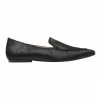 Oxford Francesca Black Flat Shoes