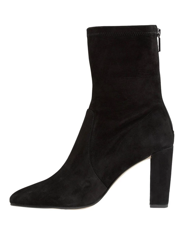 Oxford Imogen Black Suede Boot 2 Oxford Imogen Black Suede Boot - Image 2