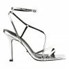Tony Bianco Franci Silver Foil Heels